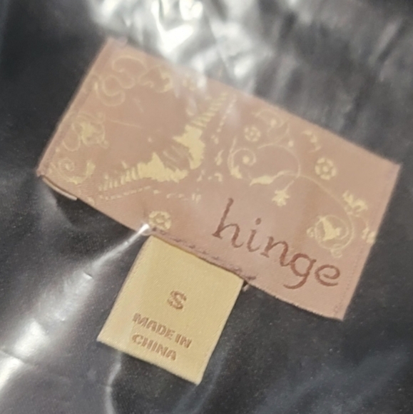 NEW, Hinge By Nordstroms Black Satin Blazer for Women, Size Small - Picture 5 of 5